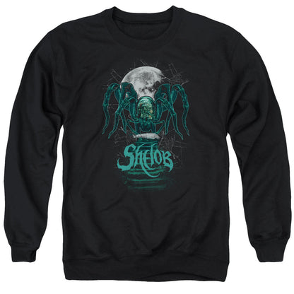 Lord Of The Rings Shelob Mens Crewneck Sweatshirt Black Officially Licensed