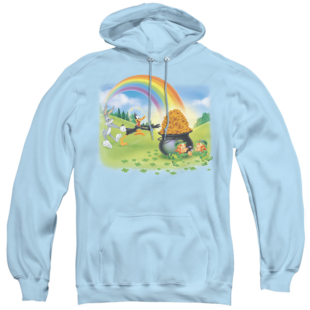 Looney Tunes Mine Mine Mine Mens Hoodie Light Blue Officially Licensed