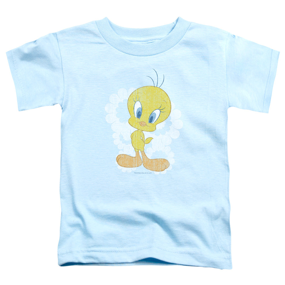 Looney Tunes Retro Tweety Toddler Kids Youth T Shirt Light Blue Officially Licensed