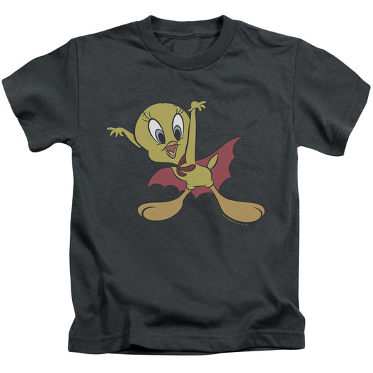 Looney Tunes Vampire Tweety Juvenile Kids Youth T Shirt Charcoal Officially Licensed