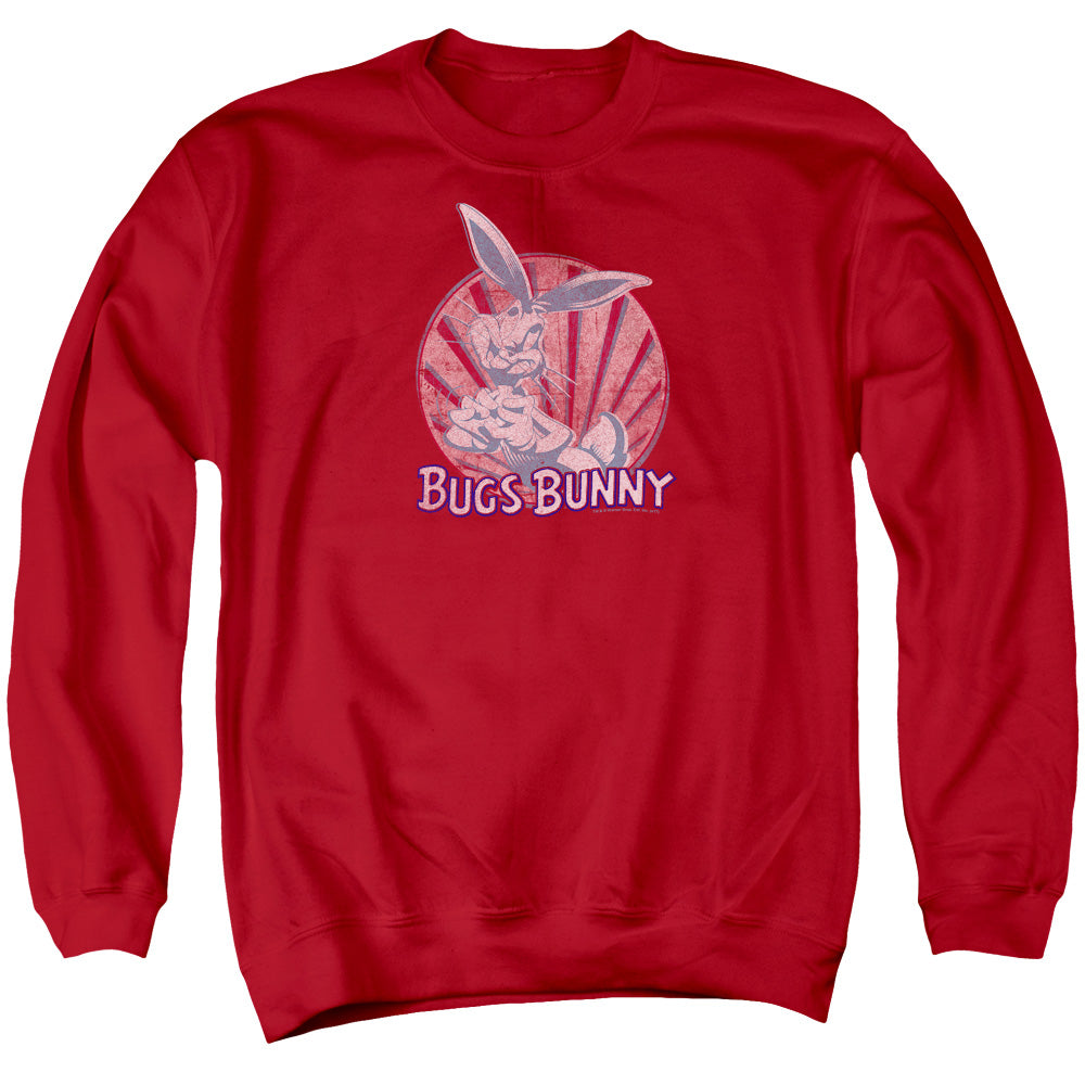 Looney Tunes Wishful Thinking Mens Crewneck Sweatshirt Red Officially Licensed