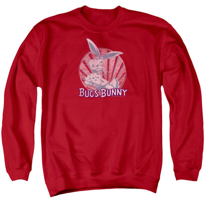 Looney Tunes Wishful Thinking Mens Crewneck Sweatshirt Red Officially Licensed