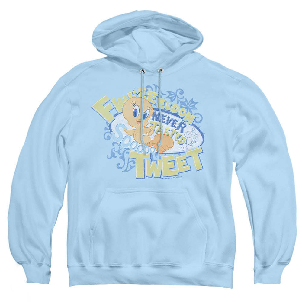 Looney Tunes Fweedom Mens Hoodie Light Blue Officially Licensed