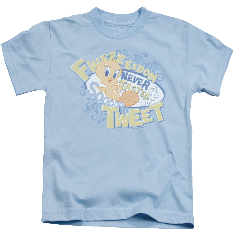Looney Tunes Fweedom Juvenile Kids Youth T Shirt Light Blue Officially Licensed