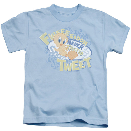 Looney Tunes Fweedom Juvenile Kids Youth T Shirt Light Blue Officially Licensed