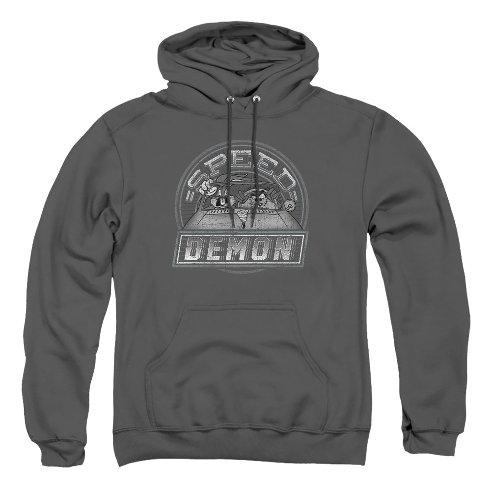 Looney Tunes Speed Demon Mens Hoodie Charcoal Officially Licensed