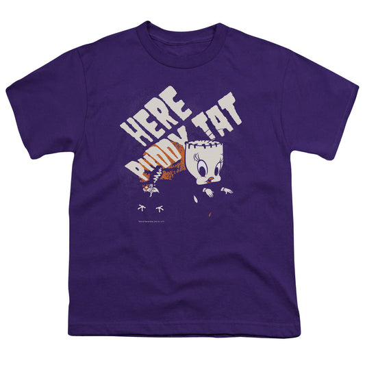 Looney Tunes Franken Tweety Kids Youth T Shirt Purple Officially Licensed
