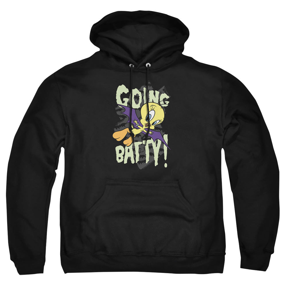 Looney Tunes Going Batty Mens Hoodie Black Officially Licensed