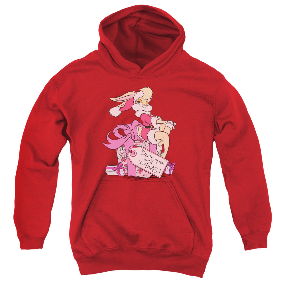 Looney Tunes Lola Present Kids Youth Hoodie Red Officially Licensed