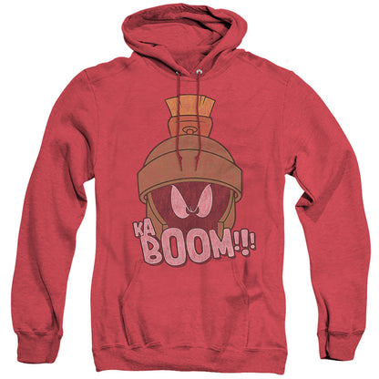 Looney Tunes Kaboom Heather Mens Hoodie Red Officially Licensed
