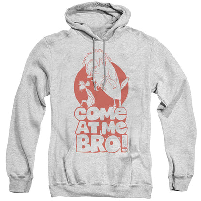 Looney Tunes Come At Me Mens Hoodie Athletic Heather Officially Licensed