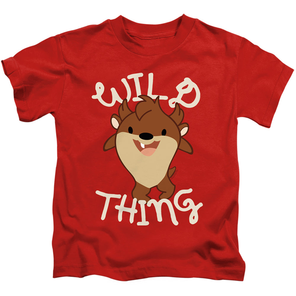 Looney Tunes Wild Thing Kid Juvenile Kids Youth T Shirt Red Officially Licensed