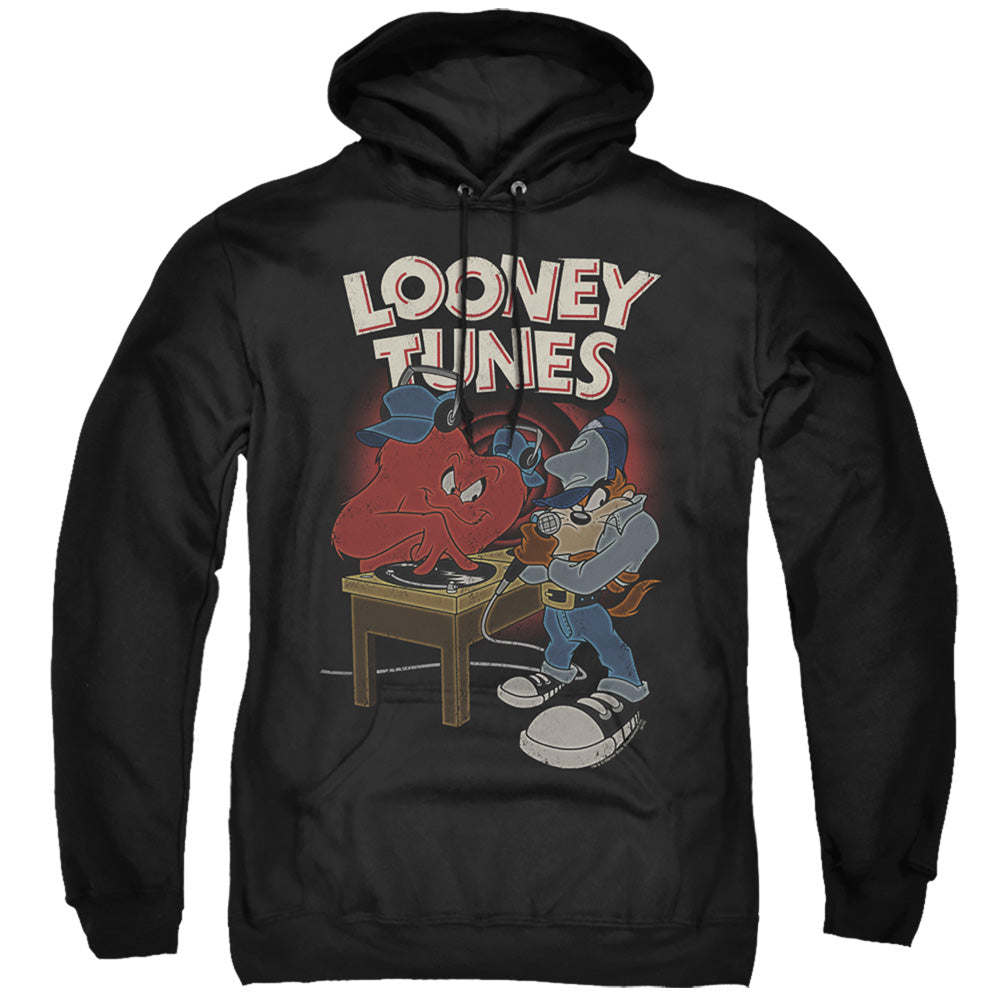 Looney Tunes Dj Looney Tunes Mens Hoodie Black Officially Licensed