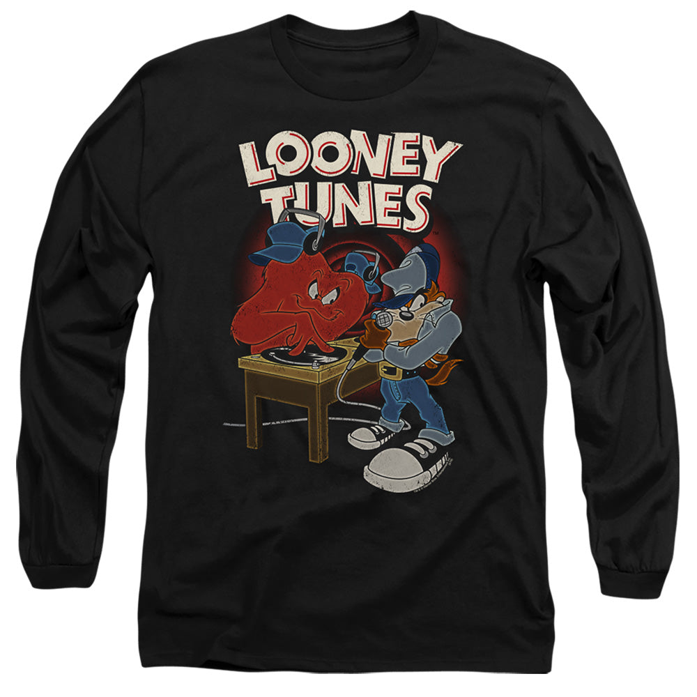 Looney Tunes Dj Looney Tunes Mens Long Sleeve Shirt Black Officially Licensed Officially Licensed