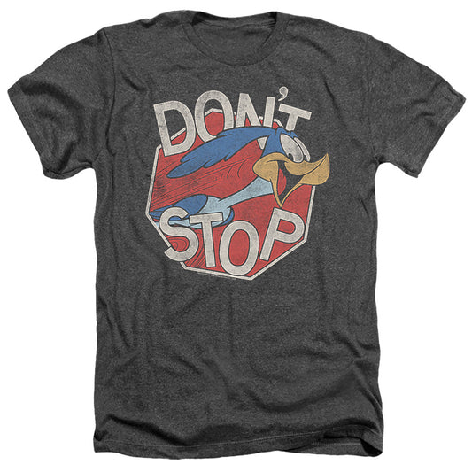 Looney Tunes Dont Stop Heather Mens T Shirt Charcoal Officially Licensed