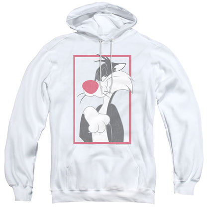 Looney Tunes Sylvester Mens Hoodie White Officially Licensed