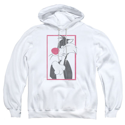 Looney Tunes Sylvester Mens Hoodie White Officially Licensed