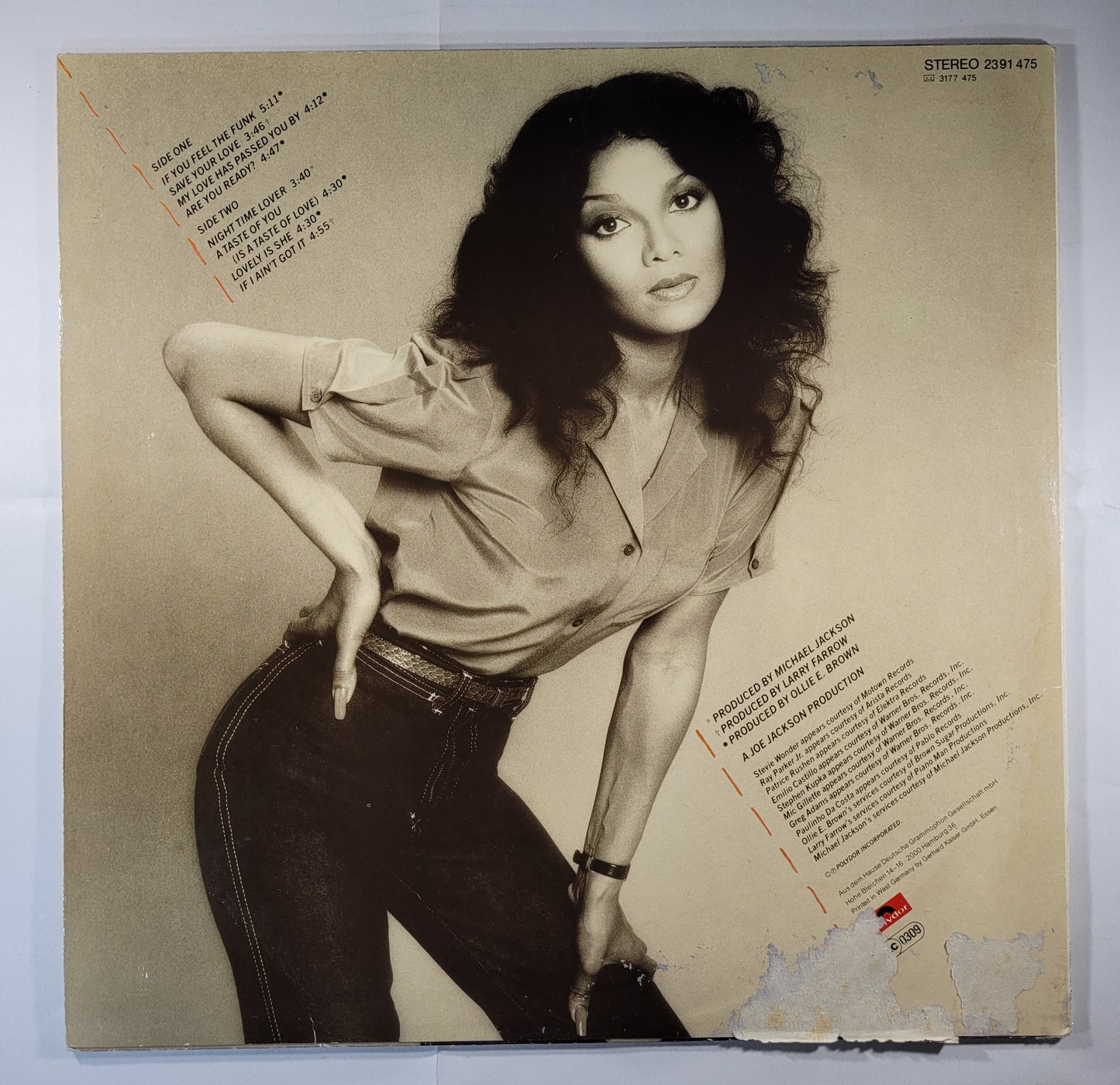 La Toya Jackson - La Toya Jackson [1980 Used Vinyl Record LP]