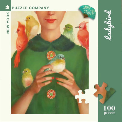 Ladybird by Janet Hill 100 Piece Mini Jigsaw Puzzle NYPC