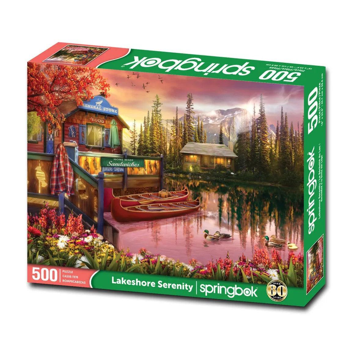 Lakeshore Serenity 500 Piece Jigsaw Puzzle Springbok