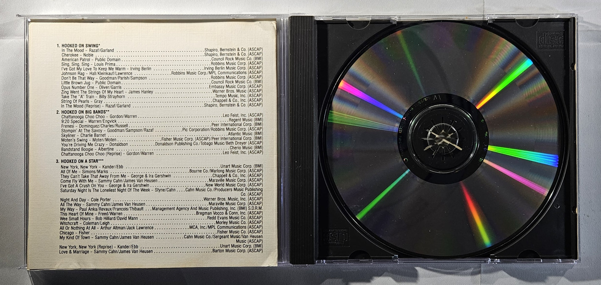 Larry Elgart and His Manhattan Swing Orchestra - Hooked on Swing [1987 Used CD]