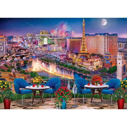 Las Vegas Living Color Scapes 1000 Piece Jigsaw Puzzle MasterPieces