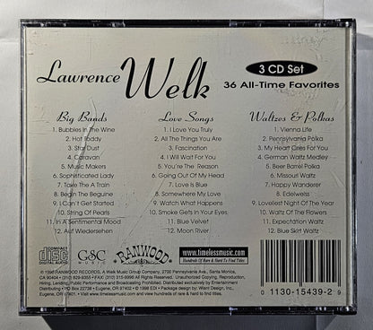 Laurence Welk - 36 All-Time Favorites [1998 Used Triple CD]