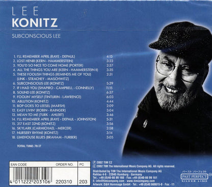 Lee Konitz - Subconscious Lee [2002 Compilation] [New CD]