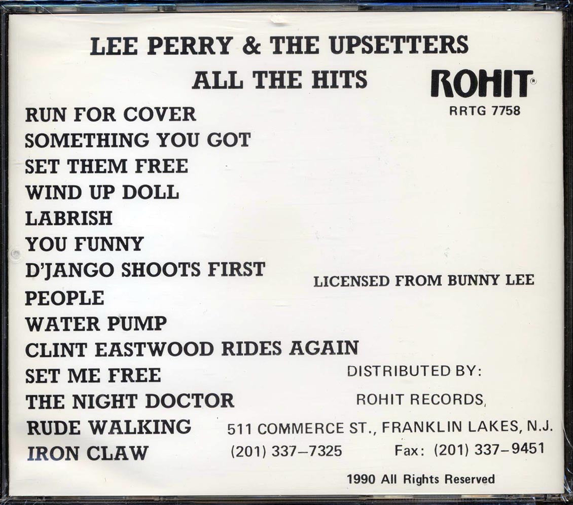 Lee Perry and The Upsetters - All the Hits [1990 Compilation] [New CD]