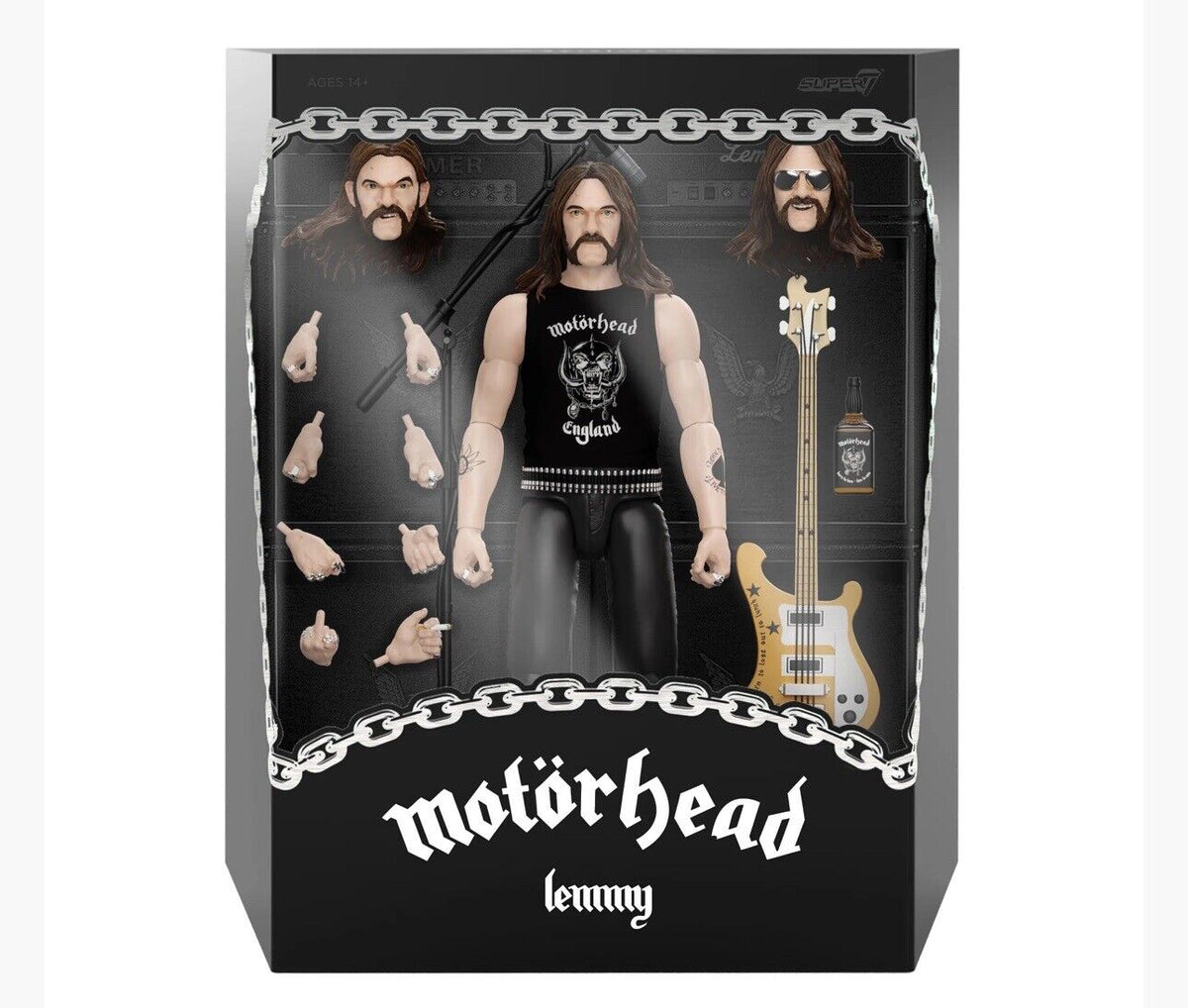 Motorhead Ultimates Lemmy Kilmister 7 Inch Action Figure