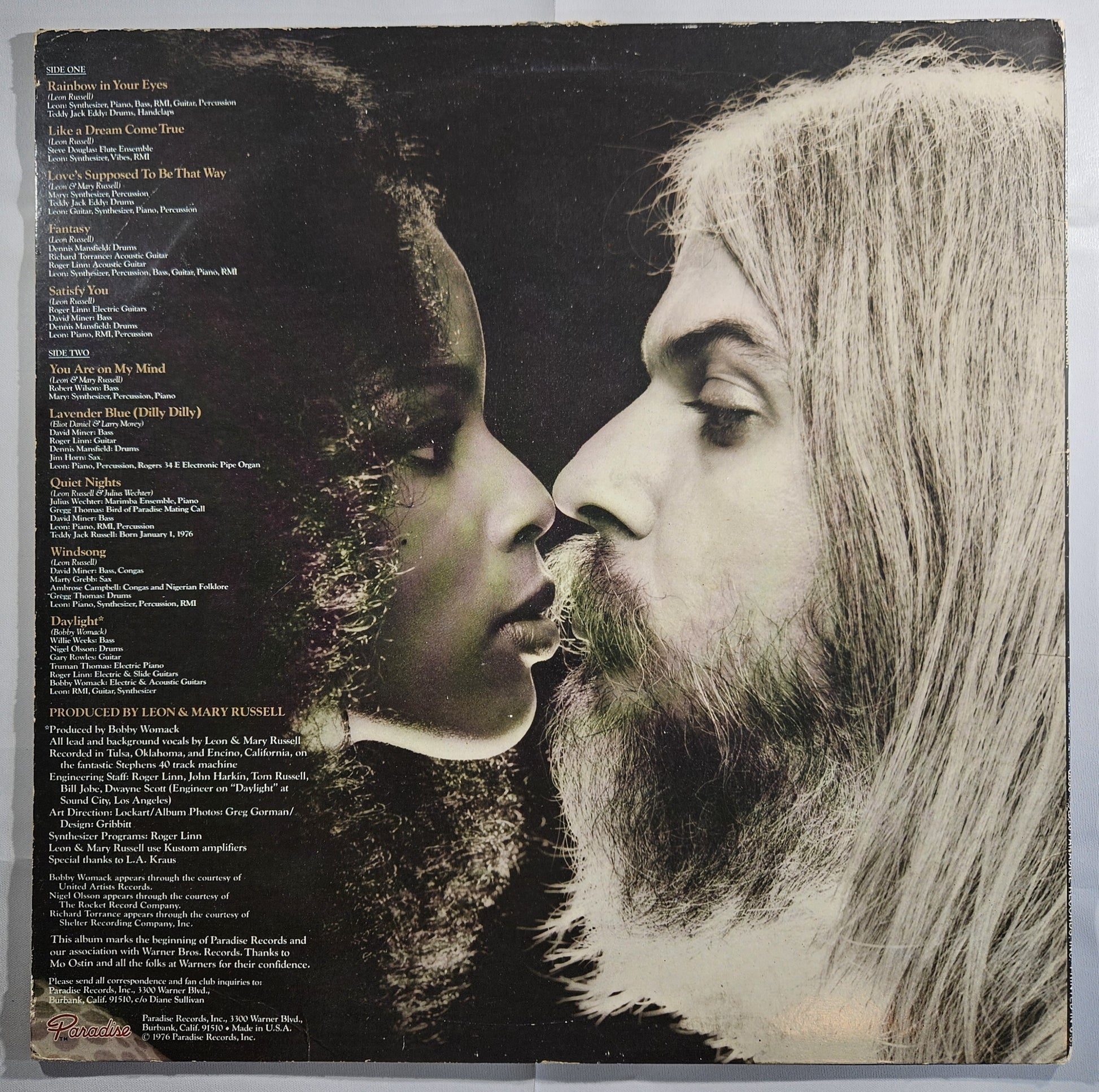 Leon & Mary Russell - Wedding Album [1976 Winchester Pressing] [Used Vinyl Record LP]