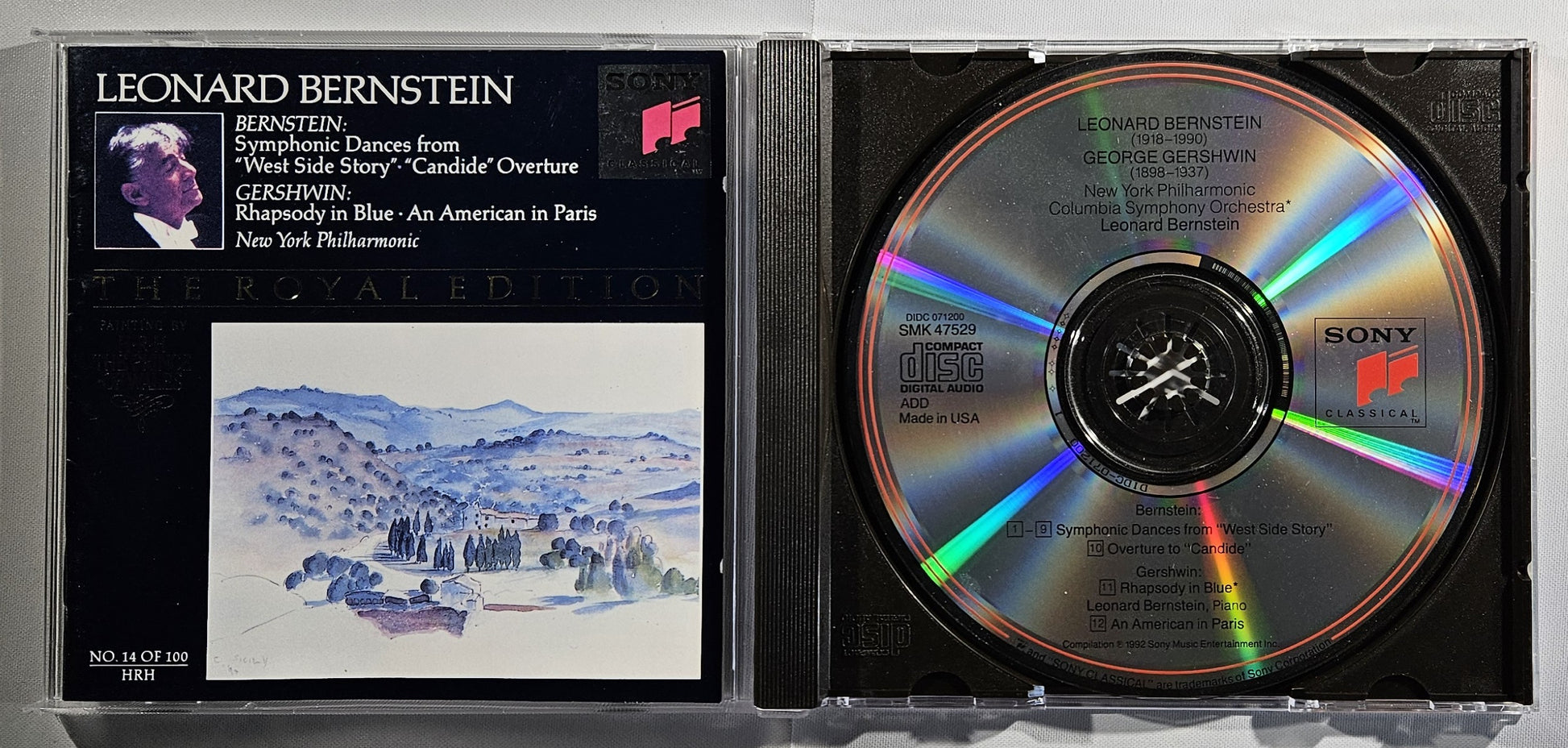 Leonard Bernstein - Symphony Dances, Gershwin [1992 Used CD]