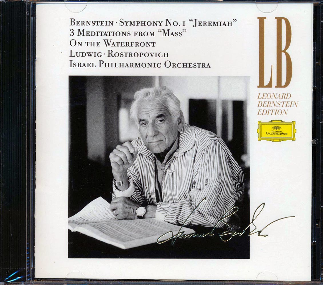 Leonard Bernstein - Symphony No. 1 "Jeremiah", Three Mediations, "On the Waterfront" [Compilation] [New CD]