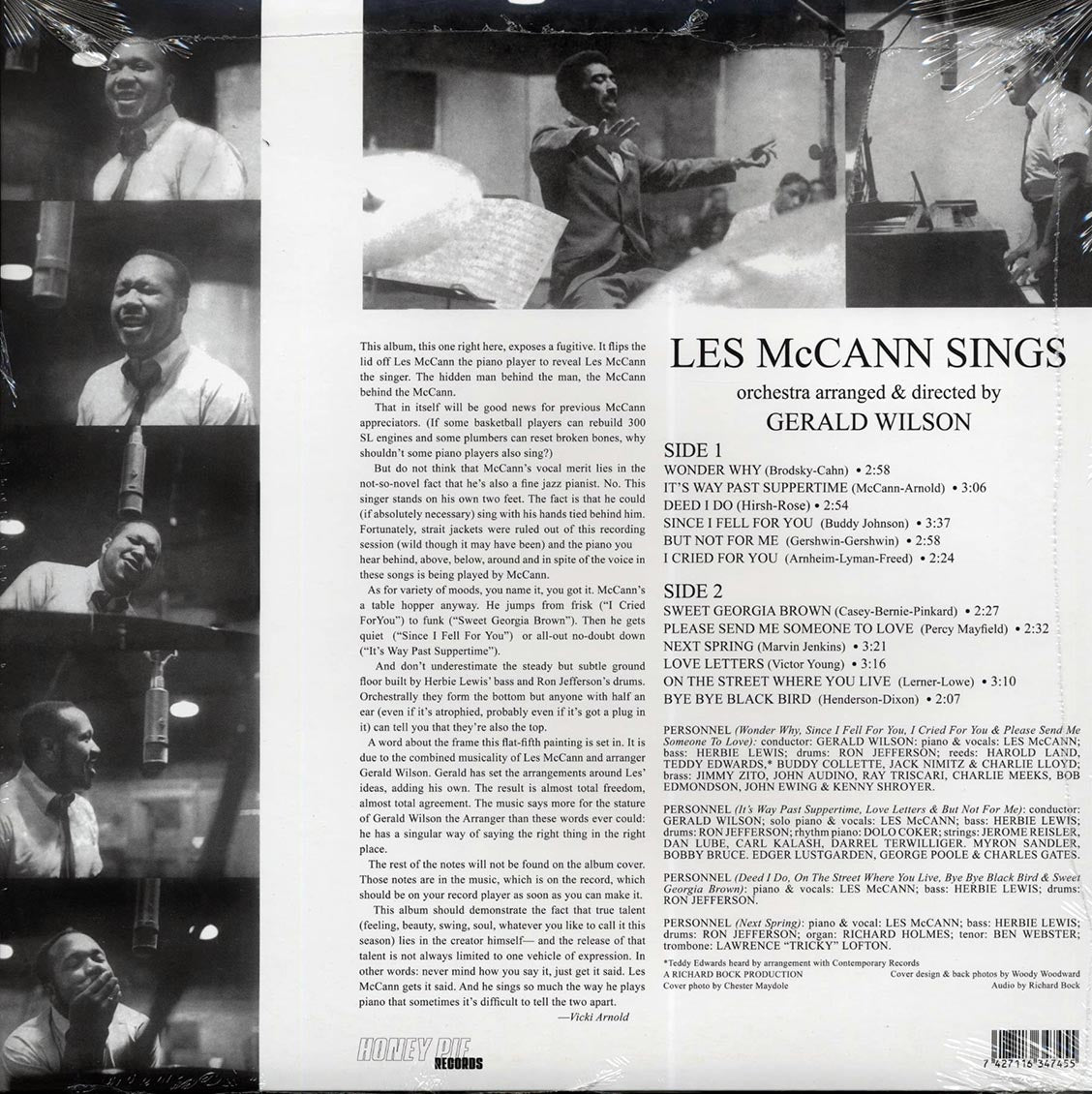 Les McCann - Les McCann Sings [2020 Reissue] [New Vinyl Record LP]