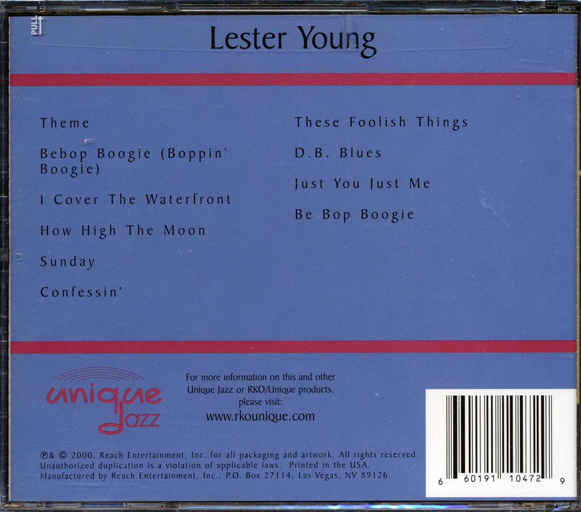 Lester Young - Live! From The Royal Roost [2000 Mono] [New CD]