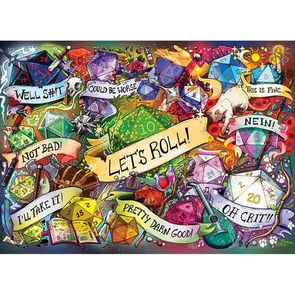 Let's Roll! 500 Piece Jigsaw Puzzle Cobble Hill