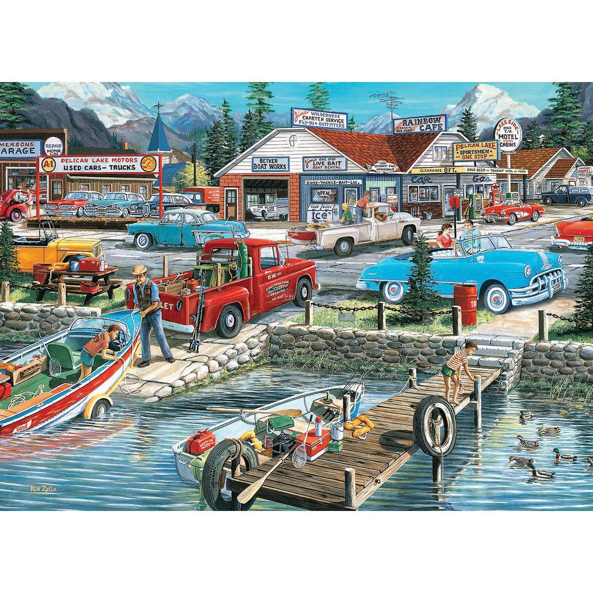 Letâ€™s go Fishing 1000 Piece Jigsaw Puzzle Eurographics