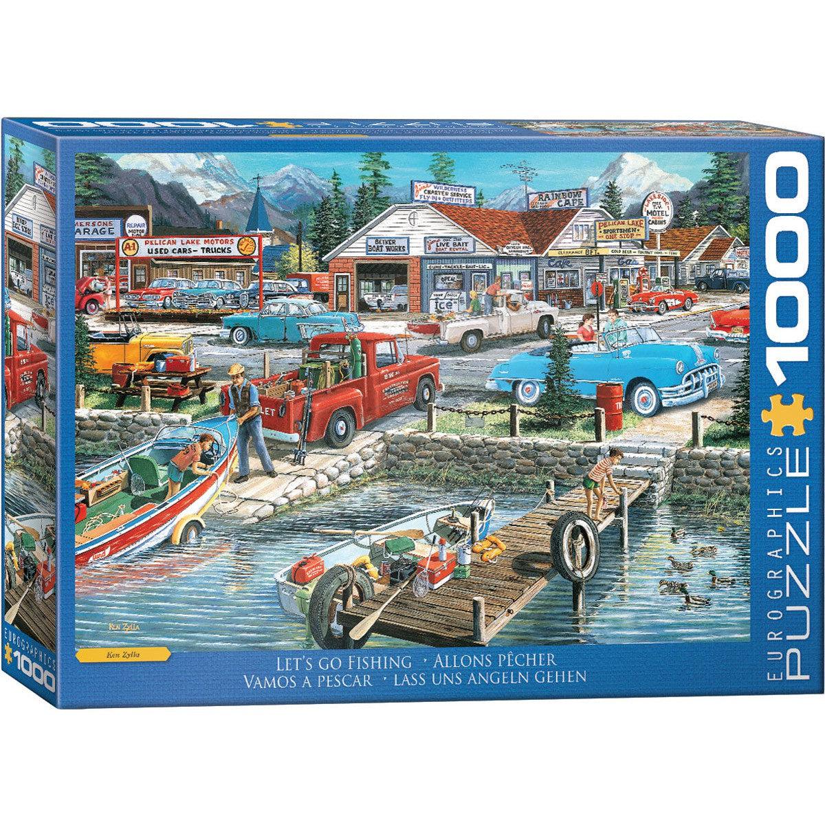 Letâ€™s go Fishing 1000 Piece Jigsaw Puzzle Eurographics