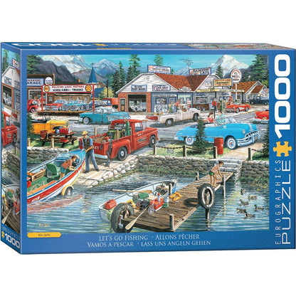 Letâ€™s go Fishing 1000 Piece Jigsaw Puzzle Eurographics