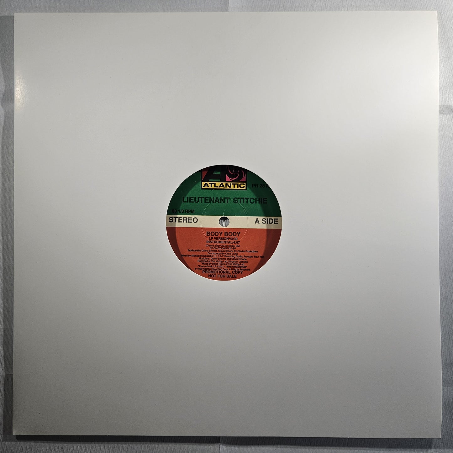 Lieutenant Stitchie - Body Body [1989 Promo] [Used Vinyl Record 12" Single]