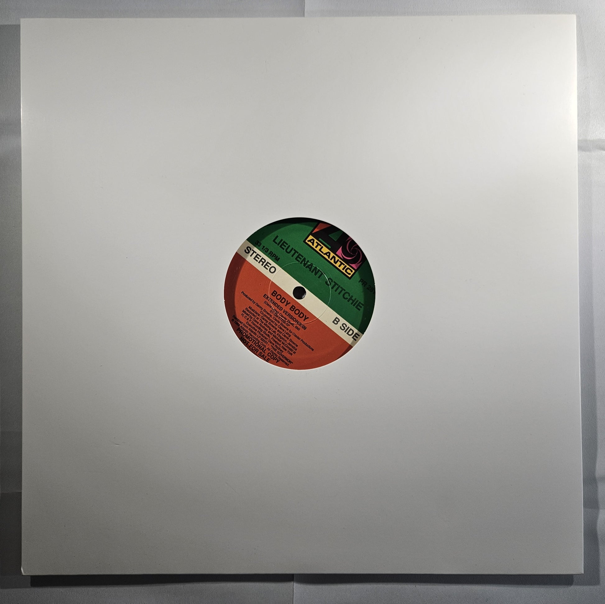 Lieutenant Stitchie - Body Body [1989 Promo] [Used Vinyl Record 12" Single]