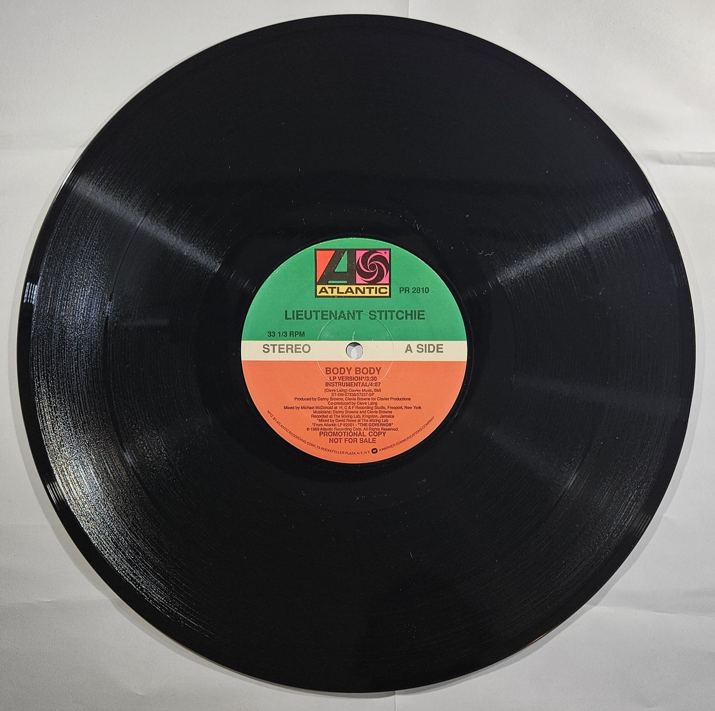 Lieutenant Stitchie - Body Body [1989 Promo] [Used Vinyl Record 12" Single]