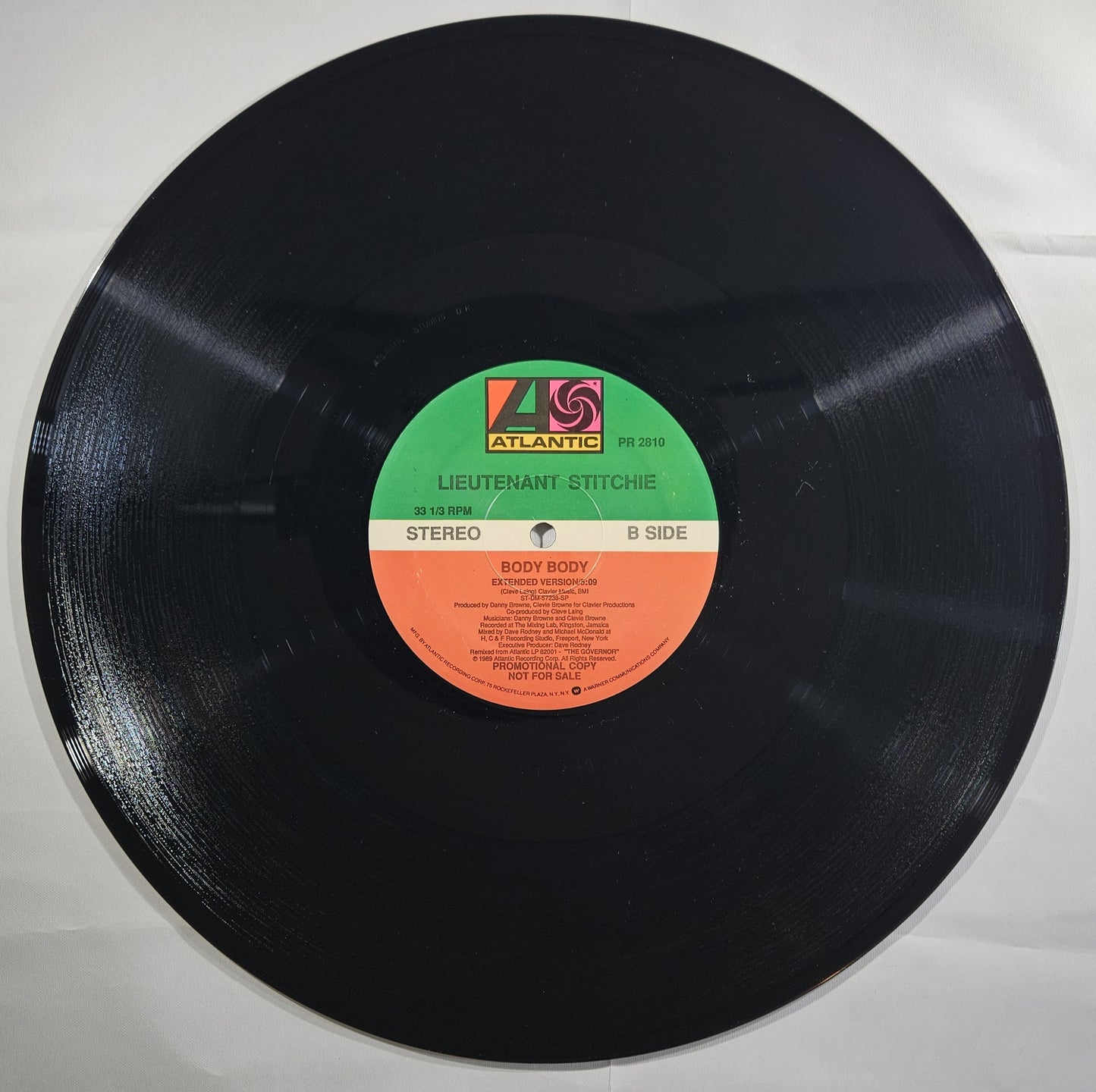 Lieutenant Stitchie - Body Body [1989 Promo] [Used Vinyl Record 12" Single]