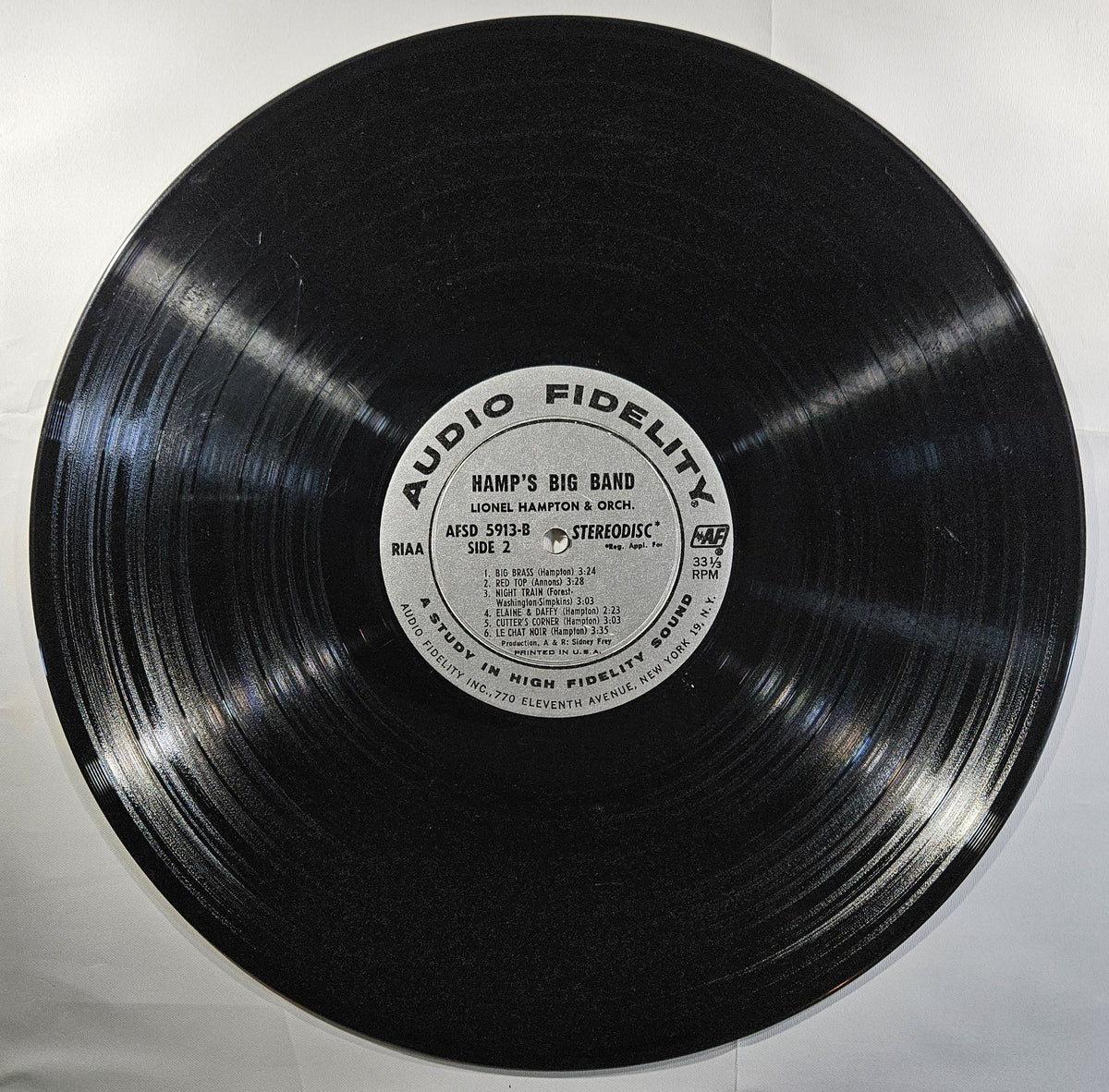 Lionel Hampton and His Orchestra - Hamp's Big Band [1959 Used Vinyl Record LP]