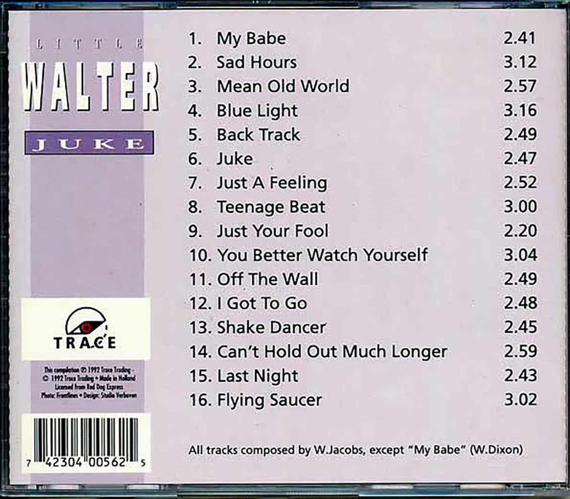 Little Walter - Juke [1992 Compilation] [New CD]