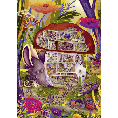 Living Mushroom Super Friends 1000 Piece Jigsaw Puzzle Heye