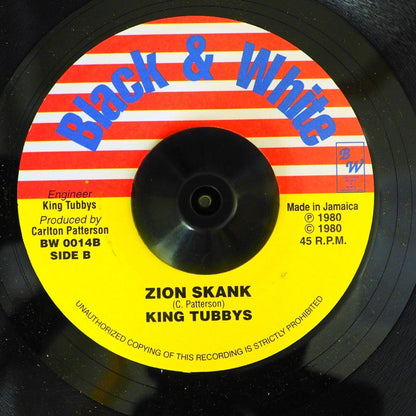Lone Ringer - Moses / King Tubbys - Zion Skank [2014 Reissue] [New Vinyl Record 7" Single]