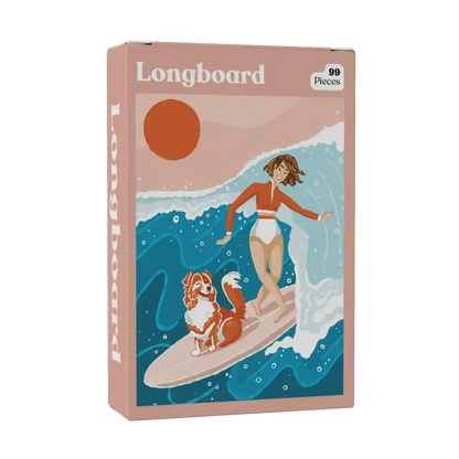 Longboard 99 Piece Mini Jigsaw Puzzle Puzzledly
