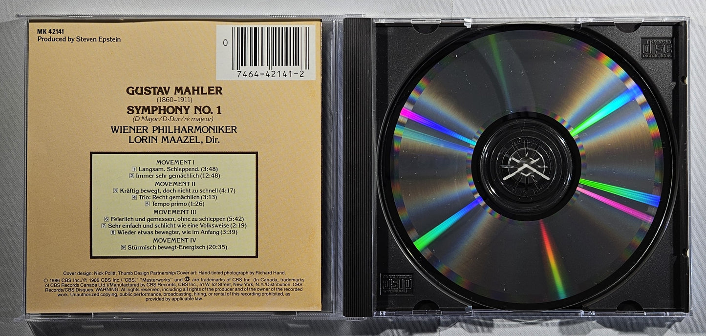 Lorin Maazel - Mahler: Symphony 1 [1986 Used CD]