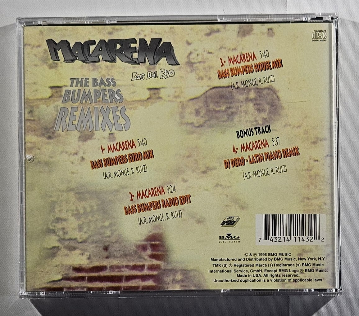 Los Del Rio - Macarena (The Bass Bumpers Remixes) [1996 Used CD Single]